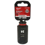 Milwaukee 49-66-6165 Shockwave Impact Duty 3/8" Drive 24mm Deep 6 Point Socket. Fixed Price $11.74.