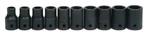 1/2" Drive 6pt Impact Shallow Socket Set 10pcs Supertorqueblack Finish Williams. Fixed Price $69.25.
