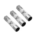 3pcs Single 8-spline Lug Nut Socket For Cars 13/16'' Wheel Lock Keyᦁ. Fixed Price $63.47.