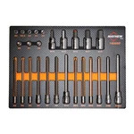 Mayhew 26-pieces Metric Hex Master Socket Bit Set (16065f). Fixed Price $294.48.