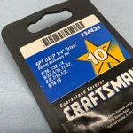 Craftsman 34434 10pc 1/4 Drive Deep Sae 6pt Sockets, 3/16-9/16, Rack, Mostly Usa. Fixed Price $26.00.