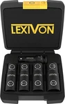 Lexivon Lx-110 Flip Lug Nut Impact Socket Set 1/2" Drive Sae Metric 8-in-4 Steel. Fixed Price $35.56.