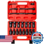 Sonigeko 3/8" Drive Impact Swivel Sockets Set, 20 Piece, Metric Uni. Fixed Price $81.63.