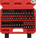 Mayouko 50pcs 1/4 Inch Drive Master Impact Socket Set,metric/sae,deep/shallow,6. Fixed Price $33.50.
