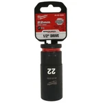 Milwaukee 49-66-6283 Shockwave Impact Deep 6-point Socket, 1/2" Drive 22mm. Fixed Price $9.74.