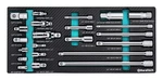 Duratech 22-piece Drive Tool Accessory Set 1/4 3/8 1/2 Chrome Vanadium Steel. Fixed Price $76.99.