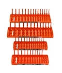 Hansen Global 92005 4pc 3-row Orange Socket Tray Set For Sae & Metric 1/4" 3/8. Fixed Price $47.38.