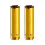 2-pack 1/4" Drive 10mm Deep Socket Set - Gold Plated Cr-v Steel, 6-point Desi.... Fixed Price $15.67.