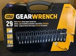 Gearwrench 84935 N. 29 Pieces Metric Deep Impact Socket Set.. Fixed Price $170.00.