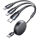 Lisen Multi Charging Cable, 3 In 1 Retractable Car C. Fixed Price $17.97.