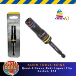 Klein Tools 651qs Quad-4 Deep-well Heavy-duty Impact Flip Socket, Sae. Fixed Price $23.97.