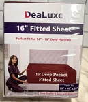 Dealuxe 16 Fitted Deep Pocket Sheet Twin Xl. Fixed Price $18.99.
