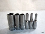 6pcs Gearwrench Deep Metric Socket 1/4" Drive 12 Point. Fixed Price $31.35.
