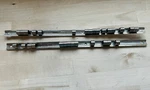 Vintage K-d 2532 1/2" Drive Metal Socket Rail 14 Slots Holder Organizer - Qty 2. Fixed Price $20.00.
