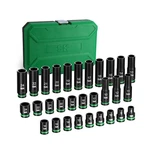 Sk 1/2" Drive Impact Socket Set, 30-piece Metric Sockets, Deep 10mm To 24mm, .... Fixed Price $154.55.
