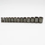 Vintage Genuine Snap-on Tools Usa Sae 12 Pt Sockets 13 Pc Lot 1/2" Drive Sw-380. Fixed Price $239.99.