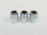 3/8" Drive 3 Piece 6 Point Metric Socket Set (7-9mm) Indestro Brand 46007-46009k. Fixed Price $28.48.