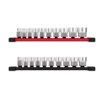 Milwaukee 3.8 In Sae Metric Low Profile 6 Point Sockets Four Flat Sides 20 Piece. Fixed Price $89.92.