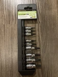Pittsburgh 1/4" & 3/8" Drive 9 Pc. Torx Star Point Socket Set Tools. Fixed Price $8.00.