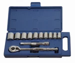 12pc 1/2-1-1/8", 1/2" Drive,12 Point, Chrome Shallow Socket & Drive Set Williams. Fixed Price $65.58.
