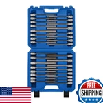 Mixpower 32pcs 3/8" Drive Extra Long Hex And Torx Bit Socket Set Sae Metric 150m. Fixed Price $73.60.