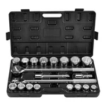 Pittsburgh 3/4 In. Drive Metric Jumbo Socket Set, 20-piece - Hand Tool, New. Fixed Price $49.99.