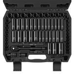 Reniteco 64-piece 3/8" Drive Socket Set, Sae (5/16"-1") & Metric (6mm-24mm), .... Fixed Price $119.77.