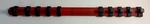 Wright Tool 3/8" Mountable 10 Socket Organizer Rail Rack Sliding Holder Red. Fixed Price $9.99.