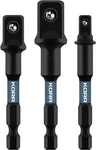 Korr Tools Kibpp023 Impact Rated Socket Adapter Set 3pc Pack 1/4 2-1/2 Inch. Fixed Price $13.99.