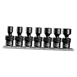 7pcs 3/8" Drive Impact Swivel Socket Set, 3/8-3/4 In Universal Sae. Fixed Price $54.54.