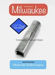 Milwaukee 9/16" In. 1/2" Drive Sae 6 Point Standard Deep Socket 45-34-9127. Fixed Price $11.92.