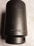 4-648 Williams Sae 1-1/2" Deep Well Impact Socket - 1/2" Drive Great Condition. Fixed Price $17.00.