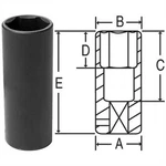 Grey Pneumatic 2021mdt 1/2" Drive X 21mm Extra-thin Wall Deep. Fixed Price $18.31.