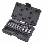 Westward 1/4", 3/8" Drive Socket Bit Set, Torx, 9 Pcs 54tn07. Fixed Price $53.29.
