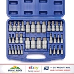 Durable 33 Piece Hex Bit Socket Tool Kit With S2 Steel And Chrome Vanadium. Fixed Price $53.91.