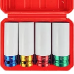 Wett 4pcs 1/2 Inch Lug Nut Socket Set, Wheel Protector Metric, White. Fixed Price $27.35.
