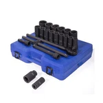 Stark Usa 22-pieces 3/4 Inch Drive Deep Impact Socket Set Cr-mo Steel Sae Soc.... Fixed Price $144.20.