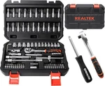 Realtek 66 Pieces 1/4 Inch Drive Socket Set, Ratchet Medium, Tool Set -66pcs. Fixed Price $48.99.