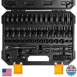 Boen 1/4 Drive Metric Impact Socket Set 66-piece 4-14mm Deep Shallow Kit. Fixed Price $113.43.