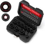 19-piece External Torx Plus Socket Set For Tesla And Cr-v, 1/2'', 3/8'', 1/4''. Fixed Price $42.99.