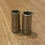 Snap On 3/8 Drive 11mm & 12mm Semi Deep Socket 2pc Set 6pt Fsms11 Fsms12 Usa. Fixed Price $29.99.