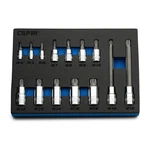 Capri Tools Xzn Triple Square Bit Socket Set, 14-piece (xzn Set/master). Fixed Price $49.88.