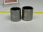 Husky 2pc 3/8 Drive 12pt Sockets, 13/16 Cb-1226 & 7/8 Cb-1228, Usa. Fixed Price $4.50.