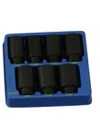 Genius Tools 7 Piece 1/2" Dr. Sae Deep Impact Socket Set (cr-mo) - Di-407s. Fixed Price $107.59.