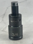 Armstrong Usa Impact 21-721 3/4" Sae Drive Hex Bit Socket. Fixed Price $28.99.