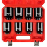 Wett 1/2" Drive Deep Large Impact Socket Set, 8-piece Spindle Axle Nut Soc. Fixed Price $45.00.