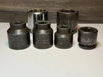 Set Of 6 Socket Wright-williams-proto Different Maesures. Fixed Price $180.00.