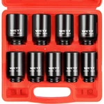 Wett 1/2" Drive Deep Impact Socket Set, 9-piece Spindle Axle Nut Metric. Fixed Price $60.90.