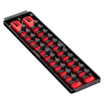 Ernst 8494 1/2" Socket Boss Storage Organiser Rail 2-rail Twist Lock 13" Red. Fixed Price $28.99.