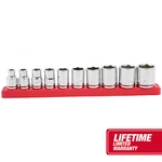 Hyper Tough 3/8-inch Drive Sae Socket Set, 11-piece. Fixed Price $21.00.